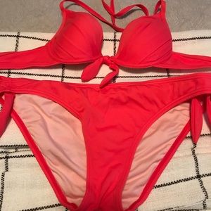 Hot pink Victoria’s Secret swim suit
